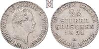 BRANDENBURG / PREUSSEN 2 1/2 Silbergroschen Friedrich Wilhelm IV., 1840-1861. -