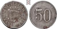 NOTMÜNZEN 50 Pfennig Karlstadt (Bayern) -