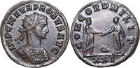 Probus (276-282) AE Antoninian Siscia, Kaiser mit Concordia -