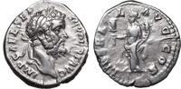 Septimius Severus (193-211) AR Denar Rom, Liberalitas hält Abakus und Füllhorn -