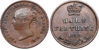 Victoria (1837-1901) 1/2 Farthing London, 1843 -