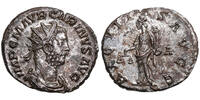 Carinus Augustus (283-285) Æ Antoninian Lugdunum. AEQUITAS hält Waage und Füllhorn. Guter Silbersud! Feine Details! -
