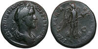 Antoninus Pius (138-161) Sesterz Rom, 143-144. Viktoria hält Trophäe -