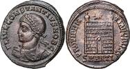 Constantius II. (337-361) AE Follis Antiochia, Lagertor -