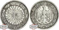 WEIMARER REPUBLIK 50 Reichspfennig J 324 - Kursmünze der Weimarer Republik -