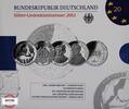 BRD 5 x 10 EURO 10 EURO SAMMLERMÜNZENSET / KOMPLETTES JAHR -