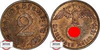 DRITTE REICH 2 Pfennig J 362 - Kursmünze -