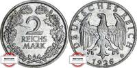 WEIMARER REPUBLIK 2 Mark J 320 - Kursmünze -