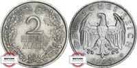 WEIMARER REPUBLIK 2 Mark J 320 - Kursmünze -