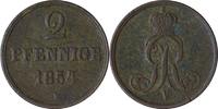 HANNOVER 2 Pfennig AKS 152 - Kursmünze aus dem Königreich Hannover -