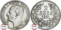 BULGARIEN 2 Lewa 1891 KM 14 - geprägt unter Ferdinand I. SS-VZ 485.30 元 含税 ＋  83.67 元 运费