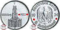 DRITTE REICH 2 Reichsmark J 355 - Garnisonkirche - mit Datum -
