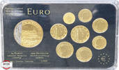 LUXEMBURG 3,88 € KMS 2010 + Medaille vergoldet in einem Hartplastik-Blister -