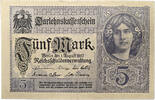 Deutschland 5 Mark Reichsschuldenverwaltung 5 Mark 01.08.1917 KN 16478236 -