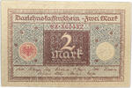 WEIMAR 2 Mark Darlehnskasse 2 Mark 01.03.1920 KN 583482 -