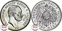 SACHSEN 5 Mark J 136 - geprägt unter König Friedrich August III. -