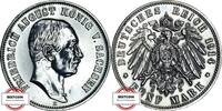 SACHSEN 5 Mark J 136 - geprägt unter König Friedrich August III. -
