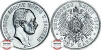 SACHSEN 5 Mark J 136 - geprägt unter König Friedrich August III. -