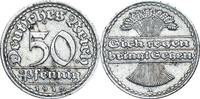 WEIMARER REPUBLIK 50 Pfennig 1919 A j 301 Kursmünze VZ 41.84 元37.65 元 含税 ＋  83.67 元 运费