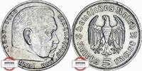 DEUTSCHLAND 5 Reichsmark J 360 - Paul von Hindenburg -