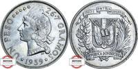 DOMINIKANISCHE REPUBLIK 1 Peso 1939 KM 22 - Indianerin mit Kopfschmuck V... 5,689.70 元 含税 ＋  167.34 元 运费