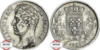 FRANKREICH 1/2 Franc F.207A/21 - geprägt unter Karl X. -