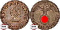 DRITTE REICH 2 Pfennig 1939 G J 362 - Kursmünze VZ 36.82 元33.13 元 含税 ＋  83.67 元 运费