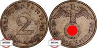 DRITTE REICH 2 Pfennig J 362 - Kursmünze -