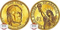 USA 1 $ KM 451 - John Tayler - 10. Präsident der USA -