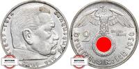 DRITTE REICH 2 Reichsmark J 366 - Paul von Hindenburg -