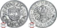 ÖSTERREICH 50 Groschen KM 2870 - Blindenschild mit Ähren -