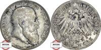 BADEN 5 Mark 1903 G J 33 - geprägt unter Großherzog Friedrich I. SS Belag 485.30 元436.77 元 含税 ＋  83.67 元 运费