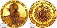KAISERREICH Drei-Kaiser-Jahr Medaille - vergoldet -