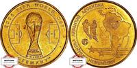 BRD Medaille - FIFA-WM in Deutschland - Pokal - Argentinien -