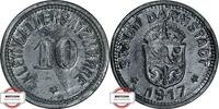 DARMSTADT 10 Pfennig Funck 88.2a - Kleingeldersatzmarke der Stadt Darmstadt -