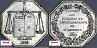 FRANKREICH Medaille - Notare des Bezirkes Saint Quentin -