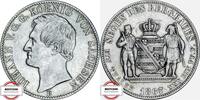 SACHSEN 1 Thaler AKS 136 - Segen des Bergbaues - geprägt unter König Johann V. -