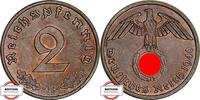 DRITTE REICH 2 Pfennig J 362 - Kursmünze -
