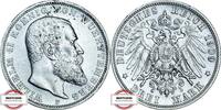 WÜRTTEMBERG 3 Mark 1909 F J 175 - König Wilhelm II. SS-VZ 242.65 元218.38 元 含税 ＋  83.67 元 运费