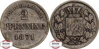 BAYERN 2 Pfennige AKS 184 - König Ludwig II. -