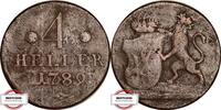 HESSEN-KASSEL 4 Heller Schütz 2101 - Wilhelm IX. -