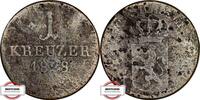 HESSEN-KASSEL 1 Kreuzer 1828 AKS 35 - Prägung für Kur-Hessen S 75.30 元 含税 ＋  83.67 元 运费