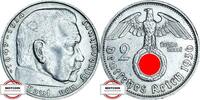 DRITTE REICH 2 Reichsmark J 366 - Paul von Hindenburg -