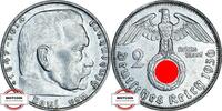 DRITTE REICH 2 Reichsmark J 366 - Paul von Hindenburg -