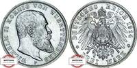 WÜRTTEMBERG 3 Mark J 175 - König Wilhelm II. -