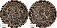 NIEDERLANDE 1/2 Cent KM 9774 - Wappenlöwe -