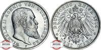 WÜRTTEMBERG 3 Mark J 175 - König Wilhelm II. -
