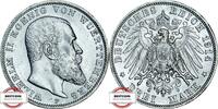 WÜRTTEMBERG 3 Mark J 175 - König Wilhelm II. -