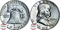 USA Half Dollar KM 199 - Benjamin Franklin - Freiheitsglocke -