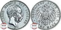 SACHSEN 5 Mark J 125 - König Albert -